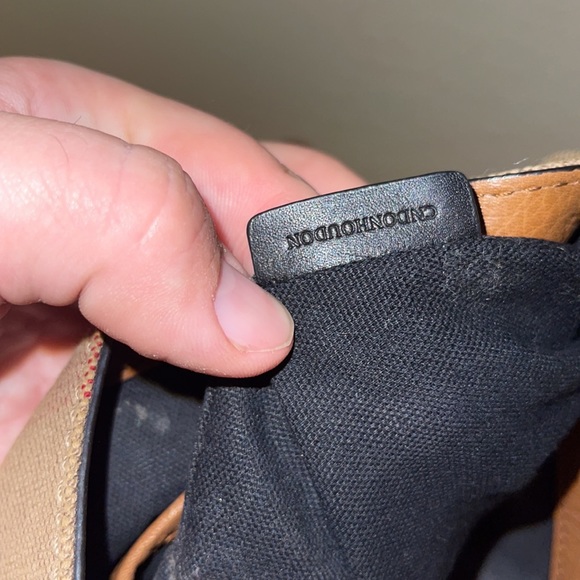 Authentic Burberry London grained nova check crossbody mini messenger purse - Picture 15 of 16